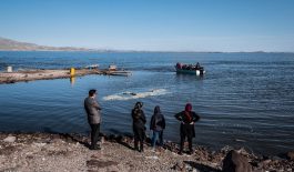 دریاچه ارومیه پس از باران